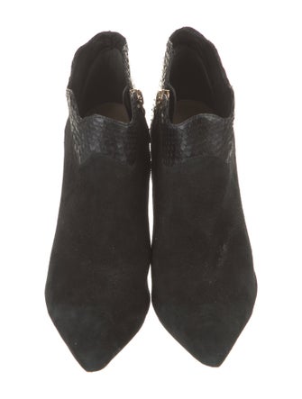 Alexandre Birman Suede Animal Print Boots