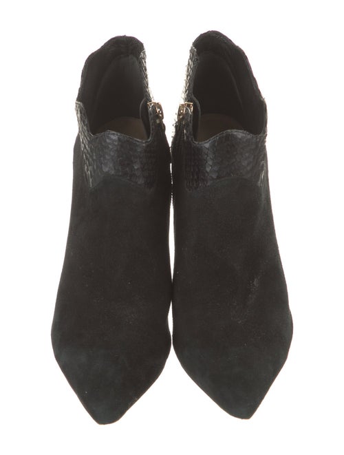 Alexandre Birman Suede Animal Print Boots