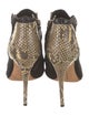 Alexandre Birman Suede Animal Print Boots