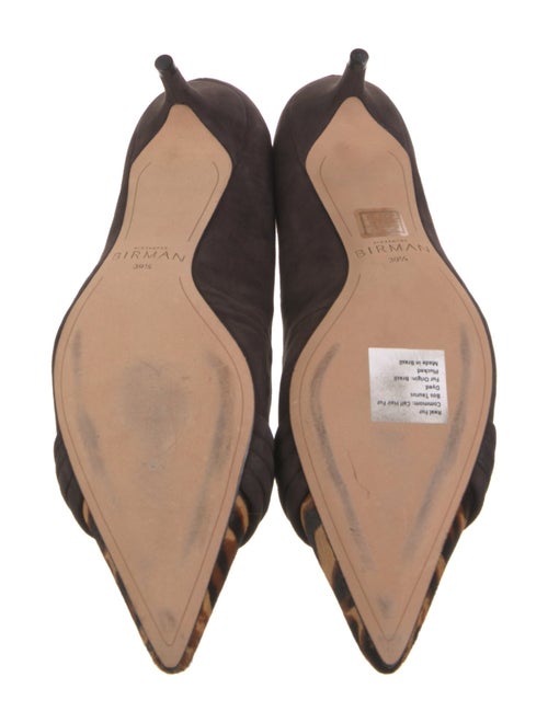Alexandre Birman Suede Animal Print Pumps