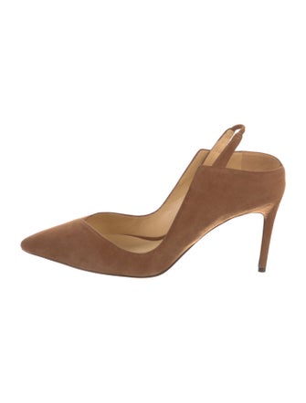 Alexandre Birman Suede Slingback Pumps