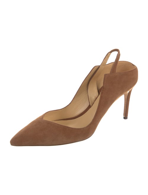 Alexandre Birman Suede Slingback Pumps