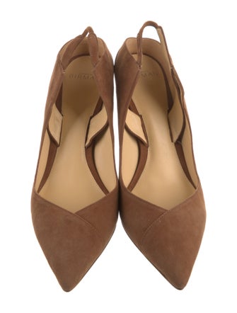 Alexandre Birman Suede Slingback Pumps