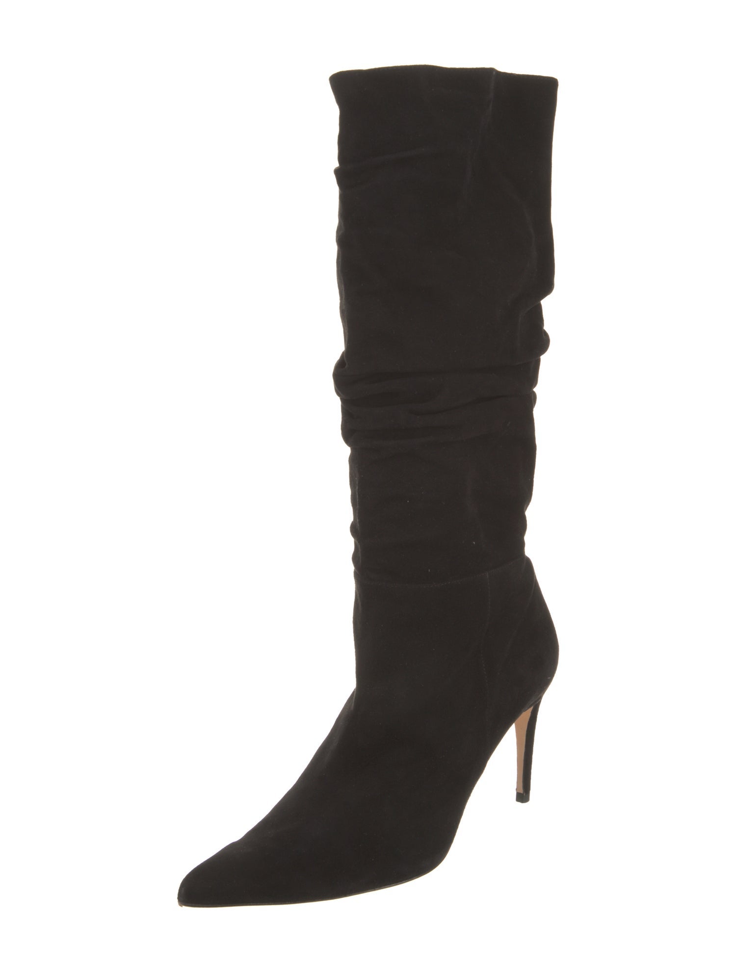 Alexandre Birman Suede Slouch Boots