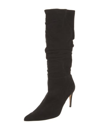 Alexandre Birman Suede Slouch Boots