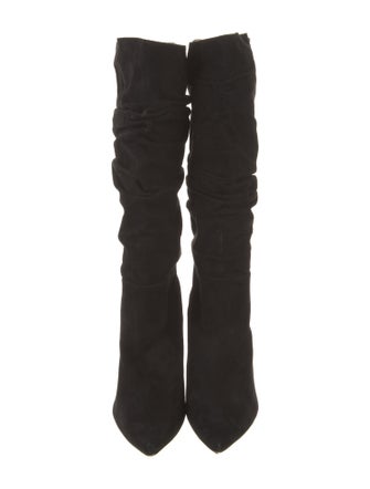 Alexandre Birman Suede Slouch Boots