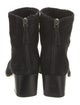 Alexandre Birman Suede Whipstitch Trim Boots