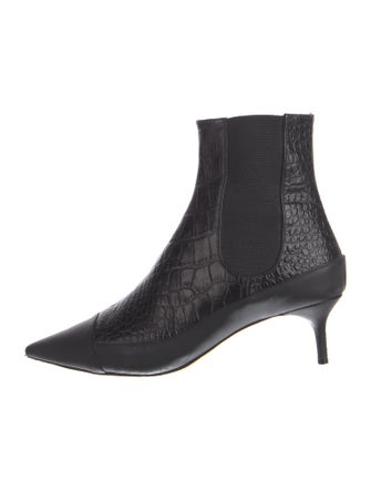 Alexandre Birman Leather Sock Boots