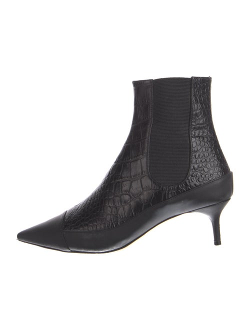 Alexandre Birman Leather Sock Boots