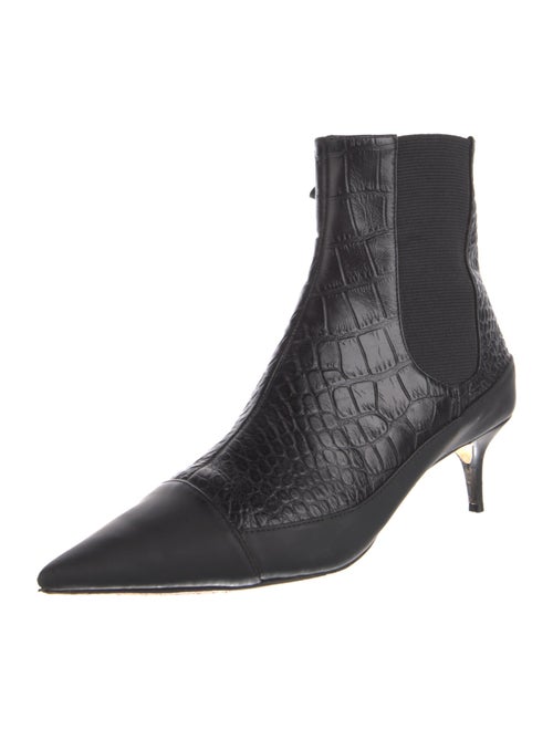 Alexandre Birman Leather Sock Boots