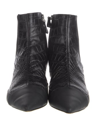 Alexandre Birman Leather Sock Boots