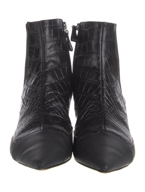 Alexandre Birman Leather Sock Boots