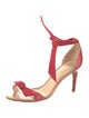 Alexandre Birman Suede Bow Accents Sandals