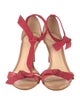 Alexandre Birman Suede Bow Accents Sandals