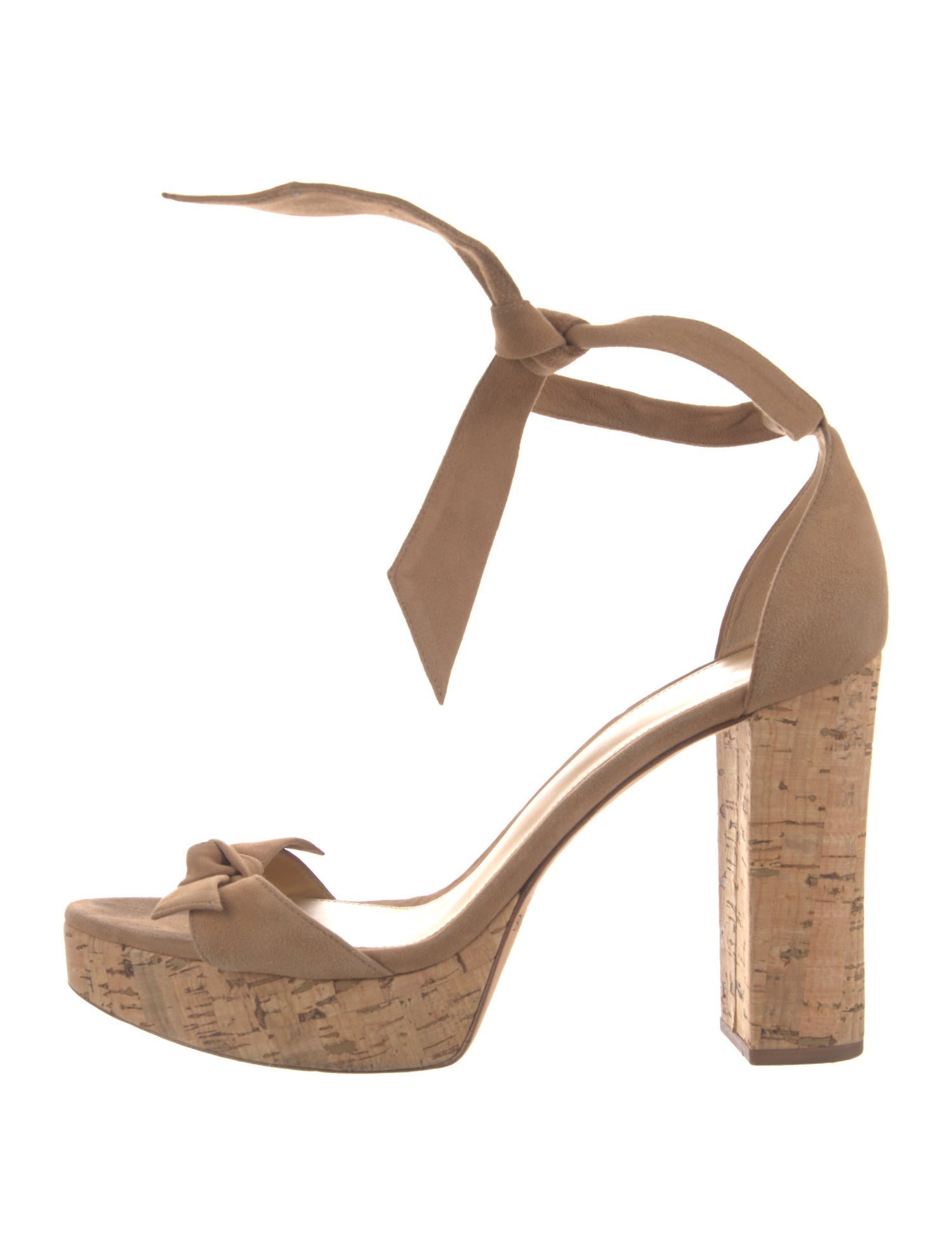 Alexandre Birman Suede Bow Accents Sandals