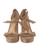 Alexandre Birman Suede Bow Accents Sandals