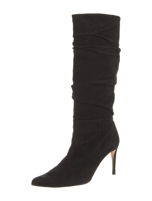 Alexandre Birman Suede Slouch Boots