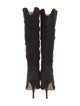 Alexandre Birman Suede Slouch Boots