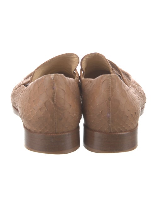 Alexandre Birman Snakeskin Loafers