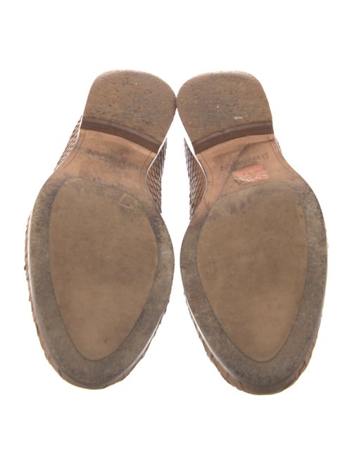 Alexandre Birman Snakeskin Loafers