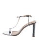 Alexandre Birman Leather T-Strap Sandals