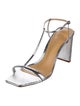 Alexandre Birman Leather T-Strap Sandals