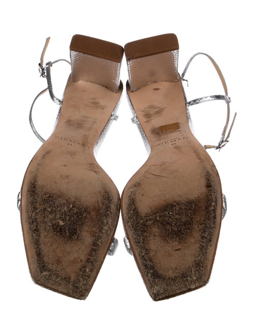 Alexandre Birman Leather T-Strap Sandals