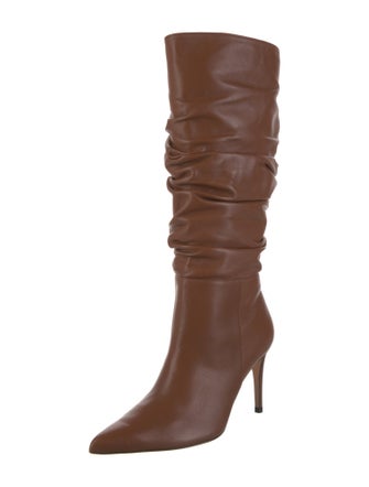 Alexandre Birman Leather Slouch Boots