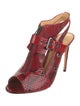 Alexandre Birman Snakeskin Animal Print Sandals