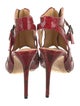 Alexandre Birman Snakeskin Animal Print Sandals