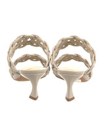 Alexandre Birman Leather Printed Slides