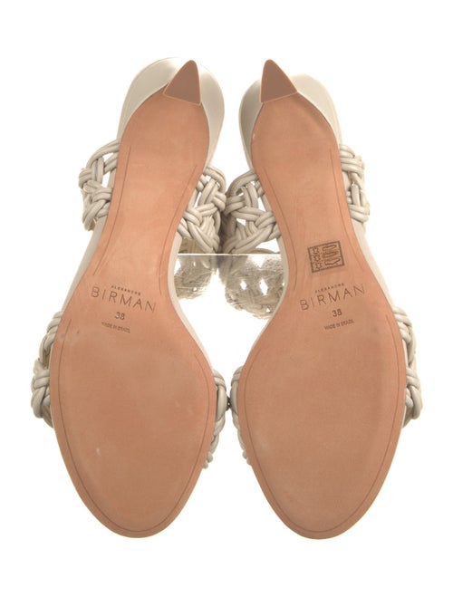 Alexandre Birman Leather Printed Slides