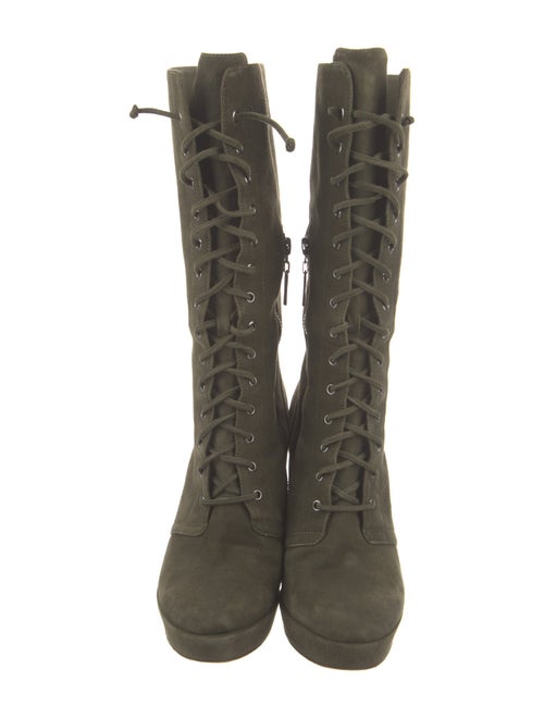 Alexandre Birman Suede Lace-Up Boots