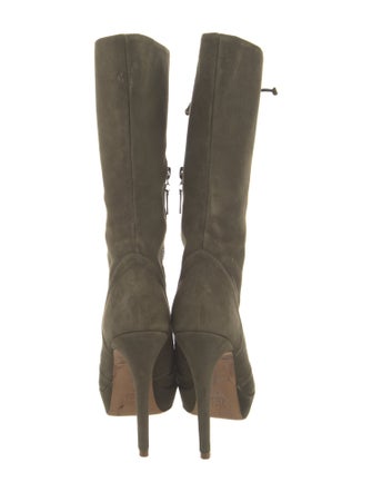 Alexandre Birman Suede Lace-Up Boots