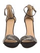 Alexandre Birman Suede Crystal Embellishments D'Orsay Pumps