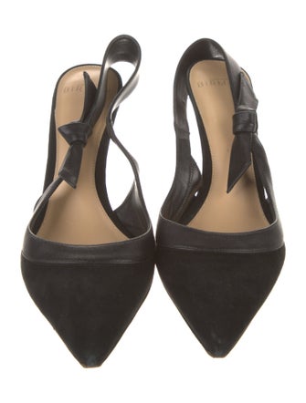 Alexandre Birman Suede Slingback Pumps