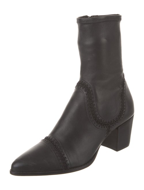 Alexandre Birman Leather Sock Boots