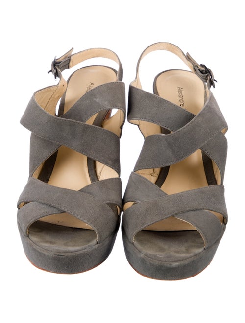 Alexandre Birman Suede Slingback Sandals