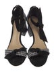 Alexandre Birman Houndstooth Print Bow Accents Sandals
