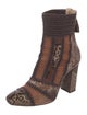 Alexandre Birman Snakeskin Animal Print Boots