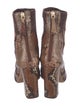 Alexandre Birman Snakeskin Animal Print Boots