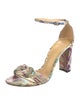 Alexandre Birman Snakeskin Animal Print Sandals