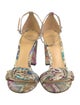 Alexandre Birman Snakeskin Animal Print Sandals