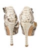 Alexandre Birman Python Animal Print Sandals