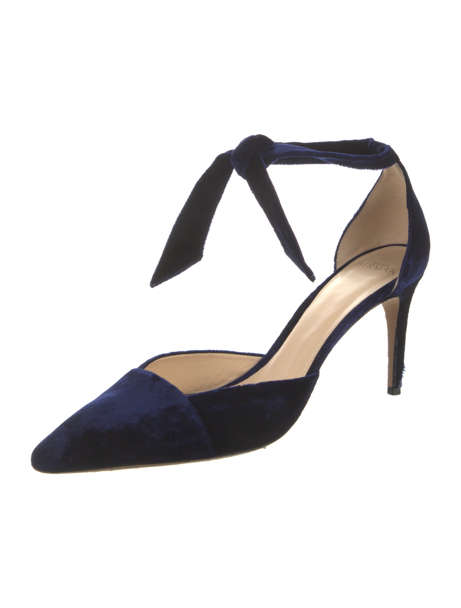 Alexandre Birman Suede D'Orsay Pumps