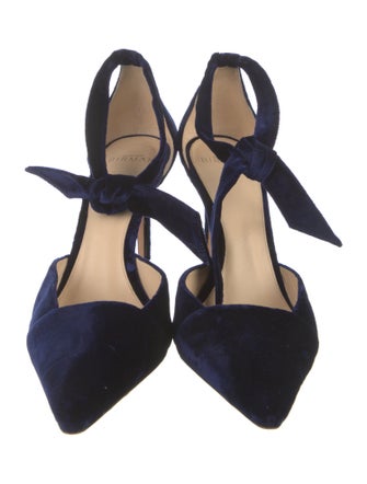 Alexandre Birman Suede D'Orsay Pumps
