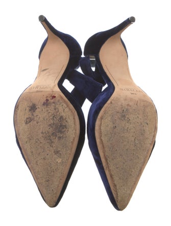 Alexandre Birman Suede D'Orsay Pumps