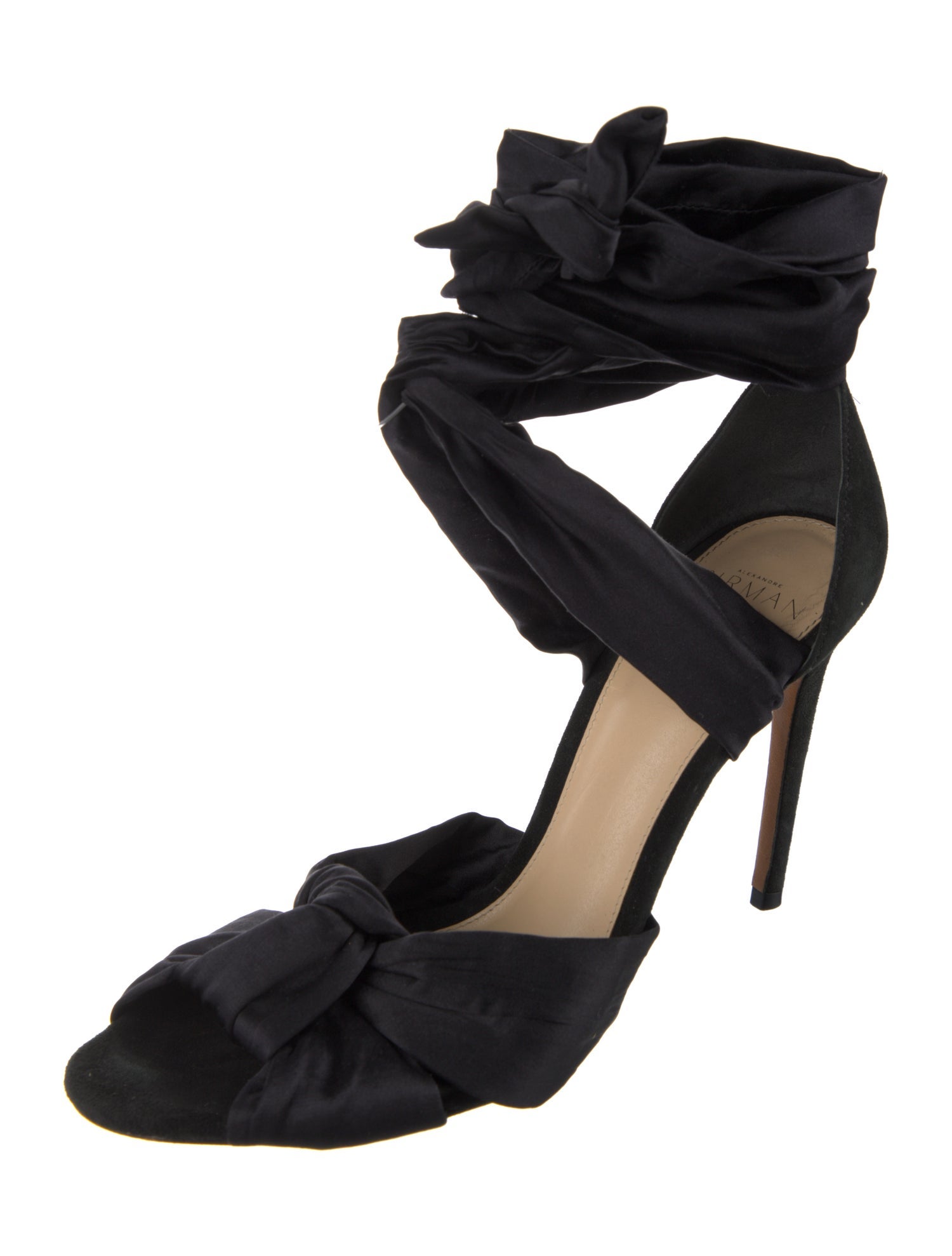Alexandre Birman Satin Sandals