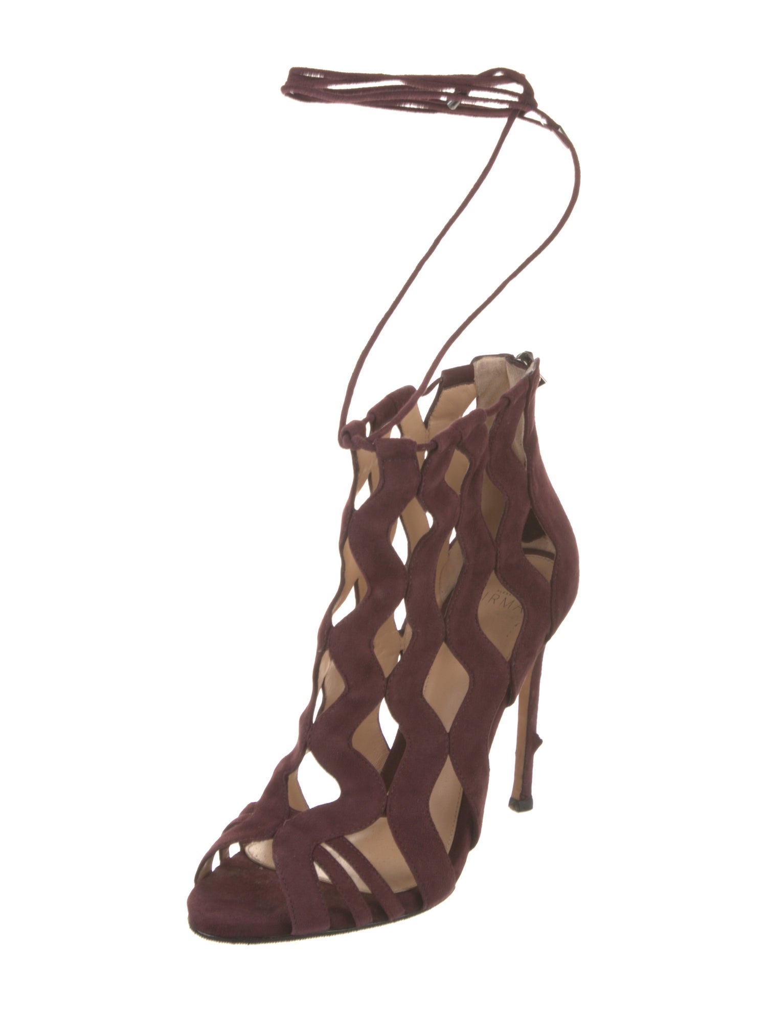 Alexandre Birman Suede Gladiator Sandals