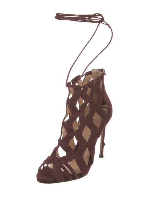 Alexandre Birman Suede Gladiator Sandals